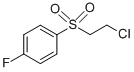 structure of CAS# 33330-46-0, 2-Chloroethyl 4-Fluorophenyl Sulfone;1-(2-Chloroethylsulfonyl)-4-Fluoro-Benzene;Km 08544;Zinc00161496