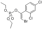 结构式 CAS# 33399-00-7, 溴苯烯磷