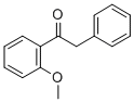 结构式 CAS# 33470-10-9, 1-(2-甲氧基苯基)-2-苯乙酮