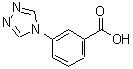 结构式 CAS# 335255-80-6, 3-(4H-1,2,4-三唑-4-基)苯甲酸