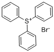 结构式 CAS# 3353-89-7, 三苯基锍溴化物
