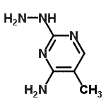 CAS 登录号：33705-11-2， 2-肼基-5-甲基-4-嘧啶胺