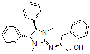 结构式 CAS# 337308-63-1, (4R,5R)-1,3-二甲基-4,5-二苯基-2-[(S)-1-苄基-2-羟基乙基亚氨基]咪唑烷