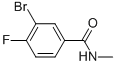 结构式 CAS# 337536-22-8, 3-溴-4-氟-N-甲基苯甲酰胺