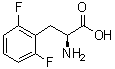 structure of CAS# 33787-05-2, 2,6-Difluorophenylalanine;DL-2,6-Difluorophenylalanine;MFCD00061304