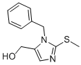 结构式 CAS# 338414-90-7, [1-苄基-2-(甲硫基)-1H-咪唑-5-基]甲醇