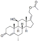 CAS#: 3386-05-8， 2-[(6S,8S,9S,10R,11S,13S,14S)-11-Hydroxy-6,10,13-Trimethyl-3-Oxo-2,6,7,8,9,11,12,14,15,16-Decahydro-1H-Cyclopenta[a]Phenanthren-17-Ylidene]Ethyl Acetate