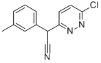 结构式 CAS# 339008-33-2, 2-(6-氯哒嗪-3-基)-2-(3-甲基苯基)乙腈