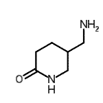 结构式 CAS# 339182-26-2, 5-(氨基甲基)-2-哌啶酮