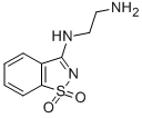 structure of CAS# 340018-25-9, N1-(1,1-Dioxo-1H-1lambda6-Benzo[d]Isothiazol-3-Yl)-Ethane-1,2-Diamine;2-[(1,1-Dioxo-1,2-Benzothiazol-3-Yl)Amino]Ethylammonium;2-[(1,1-Diketo-1,2-Benzothiazol-3-Yl)Amino]Ethylammonium;Zinc02379963