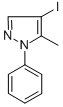 structure of CAS# 342405-19-0, 4-Iodo-5-Methyl-1-Phenyl-1H-Pyrazole;4-IODO-5-METHYL-1-PHENYL-1H-PYRAZOLE