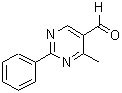 structure of CAS# 342405-36-1, 4-Methyl-2-Phenyl-5-Pyrimidinecarbaldehyde;4-METHYL-2-PHENYL-5-PYRIMIDINECARBOXALDEHYDE;4-METHYL-2-PHENYLPYRIMIDINE-5-CARBOXALDEHYDE;4-METHYL-2-PHENYL-5-PYRIMIDINECARBALDEHYDE