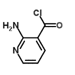 结构式 CAS# 342614-83-9, 2-氨基烟酰氯化物