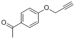structure of CAS# 34264-14-7, 1-[4-(2-Propynyloxy)Phenyl]-1-Ethanone;1-(4-Propargyloxyphenyl)Ethanone;Zinc02585624;9R-0335