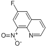 structure of CAS# 343-26-0, 6-Fluoro-8-Nitroquinoline;6-Fluoro-8-Nitro-Quinoline;Quinoline, 6-Fluoro-8-Nitro-