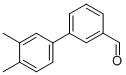 structure of CAS# 343604-07-9, 3',4'-Dimethyl-Biphenyl-3-Carbaldehyde;Zinc02529004