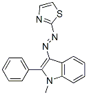CAS#: 34367-95-8， (1-Methyl-2-Phenylindol-3-Yl)-(1,3-Thiazol-2-Yl)Diazene