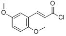 结构式 CAS# 344402-16-0, 3-(2,5-二甲氧基苯基)-2-丙烯酰氯