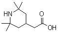 结构式 CAS# 34635-77-3, (2,2,6,6-四甲基-4-哌啶基)乙酸