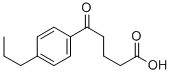 structure of CAS# 34670-05-8, 5-(4-n-Propylphenyl)-5-Oxovaleric Acid;5-(4-N-PROPYLPHENYL)-5-OXOVALERIC ACID