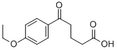 structure of CAS# 34670-10-5, 5-(4-Ethoxyphenyl)-5-oxopentanoic acid;5-(4-ETHOXYPHENYL)-5-OXOPENTANOIC ACID;5-(4-ETHOXYPHENYL)-5-OXOVALERIC ACID