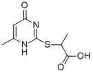 structure of CAS# 347341-65-5, (2S)-2-[(4-Methyl-6-Oxo-3H-Pyrimidin-2-Yl)Sulfanyl]Propionic acid;(2S)-2-[(4-Methyl-6-Oxo-3H-Pyrimidin-2-Yl)Thio]Propanoate;(2S)-2-[(4-Keto-6-Methyl-1H-Pyrimidin-2-Yl)Thio]Propionate;Zinc00316912