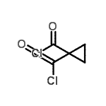 结构式 CAS# 34782-60-0, 1,1-环丙烷二羰基二氯化物