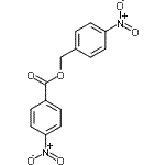 structure of CAS# 3481-11-6, 4-Nitrobenzyl 4-Nitrobenzoate;(4-nitrophenyl)methyl 4-nitrobenzoate;4-nitrobenzyl 4-nitrobenzoate;A0770/0036034
