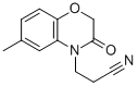 structure of CAS# 351003-19-5, 3-(6-Methyl-2H-1 4-Benzoxazin-3(4H)-One;2,3-Dihydro-6-Methyl-3-Oxo-4H-1,4-Benzoxazine-4-Propionitrile;3-(6-METHYL-2H-1 4-BENZOXAZIN-3(4H)-ONE&
