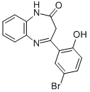 结构式 CAS# 351003-29-7, 4-(5-溴-2-羟基苯基)-1H-苯并[b][1,4]二氮杂卓-2(3H)-酮