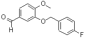 structure of CAS# 351066-28-9, 3-[(4-Fluorobenzyl)Oxy]-4-Methoxybenzaldehyde;3-(4-Fluoro-benzyloxy)-4-methoxy-benzaldehyde;3-[(4-fluorobenzyl)oxy]-4-methoxybenzaldehyde;3-[(4-Fluorobenzyl)oxy]-4-methoxybenzaldehyde #