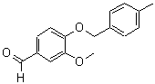 structure of CAS# 351066-36-9, 3-Methoxy-4-[(4-Methylbenzyl)Oxy]Benzaldehyde;3-methoxy-4-((4-methylbenzyl)oxy)benzaldehyde;3-methoxy-4-[(4-methylbenzyl)oxy]benzaldehyde;3-Methoxy-4-[(4-methylbenzyl)oxy]benzaldehyde #