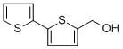 structure of CAS# 3515-30-8, [2,2']Bithiophenyl-5-Yl-Methanol;5-(Hydroxymethyl)-[2,2']-Bithiophene;[2,2']BITHIOPHENYL-5-YL-METHANOL;2,2'-BITHIEN-5-YLMETHANOL