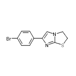 CAS#: 35181-52-3， 6-(4-Bromophenyl)-2,3-Dihydroimidazo[2,1-b][1,3]Thiazole