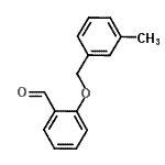 结构式 CAS# 351984-86-6, 2-[(3-甲基苄基)氧基]苯甲醛