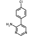 CAS 登录号：352002-25-6， 5-(4-氯苯基)-4-嘧啶胺