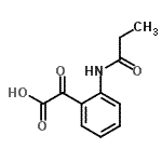 结构式 CAS# 352330-52-0, 氧代[2-(丙酰基氨基)苯基]乙酸