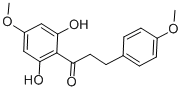 structure of CAS# 35241-54-4, 2',6'-Dihydroxy-4,4'-Dimethoxydihydrochalcone;1-(2,6-Dihydroxy-4-Methoxy-Phenyl)-3-(4-Methoxyphenyl)Propan-1-One;St5331403