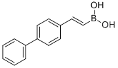 structure of CAS# 352530-23-5, trans-2-(4-Biphenyl)Vinylboronic Acid;(2-([1,1'-Biphenyl]-4-Yl)Vinyl)Boronic Acid