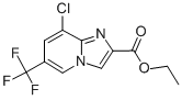structure of CAS# 353258-31-8, Ethyl 8-Chloro-6-(Trifluoromethyl)Imidazo[1,2-a]Pyridine-2-Carboxylate;8-CHLORO-6-TRIFLUOROMETHYL-IMIDAZO[1,2-A]PYRIDINE-2-CARBOXYLIC ACID ETHYL ESTER;ETHYL 8-CHLORO-6-(TRIFLUOROMETHYL)IMIDAZO[1,2-A]PYRIDINE-2-CARBOXYLATE