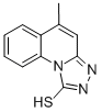 structure of CAS# 35359-27-4, 5-Methyl-[1,2,4]Triazolo[4,3-a]Quinoline-1-Thiol;Oprea1_461929;St5052222;Zinc00081303