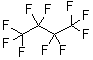 结构式 CAS# 355-25-9, 十氟丁烷