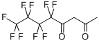 structure of CAS# 355-84-0, 5,5,6,6,7,7,8,8,8-Nonafluoro-2,4-Octanedione;1,1,1,2,2,3,3,4,4-NONAFLUORO-5,7-OCTANEDIONE;5,5,6,6,7,7,8,8,8-NONAFLUORO-2,4-OCTANEDIONE;5,5,6,6,7,7,8,8,8-NONAFLUOROOCTANE-2,4-DIONE