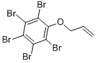 结构式 CAS# 3555-11-1, 1,2,3,4,5-五溴-6-丙-2-烯氧基苯