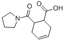 structure of CAS# 355830-81-8, 6-(Pyrrolidine-1-Carbonyl)-Cyclohex-3-Enecarboxylic Acid;(1S,6S)-6-(Oxo-1-Pyrrolidinylmethyl)-1-Cyclohex-3-Enecarboxylate;(1S,6S)-6-Pyrrolidin-1-Ylcarbonylcyclohex-3-Ene-1-Carboxylate;Zinc00371574