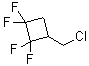结构式 CAS# 356-80-9, 1-氯甲基-2,2,3,3-四氟环丁烷