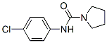 structure of CAS# 35640-09-6, N-(4-Chlorophenyl)Pyrrolidine-1-Carboxamide;N-(4-Chlorophenyl)-1-Pyrrolidinecarboxamide;Sdccgmls-0044014.P002;Zinc00276262