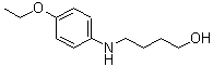 structure of CAS# 356539-16-7, 4-(4-Ethoxy-Phenylamino)-Butan-1-Ol;Aronis001959;Bas 02984896;4-(4-Ethoxy-Phenylamino)-Butan-1-Ol