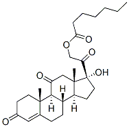 CAS#: 3593-92-8， [2-[(8S,9S,10R,13S,14S,17R)-17-Hydroxy-10,13-Dimethyl-3,11-Dioxo-1,2,6,7,8,9,12,14,15,16-Decahydrocyclopenta[a]Phenanthren-17-Yl]-2-Oxoethyl] Heptanoate