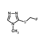 CAS#: 359459-94-2， 3-(Fluoromethylsulfanyl)-4-Methyl-1,2,4-Triazole
